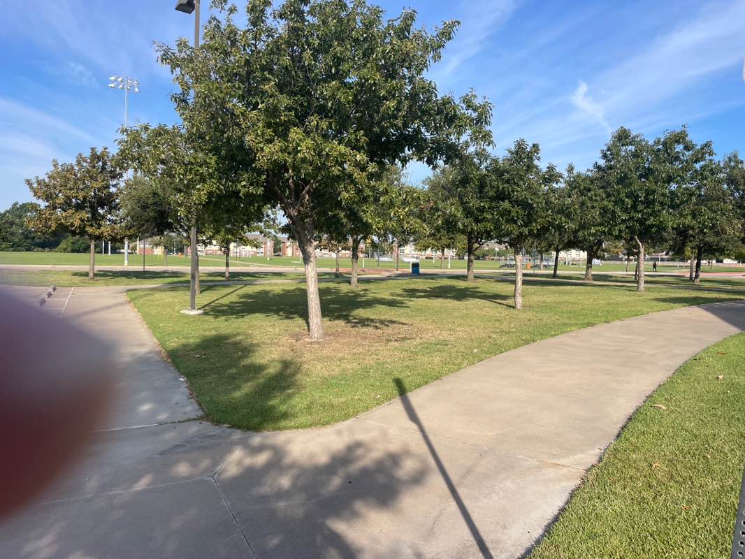 walking near me in Founders Park in autumn