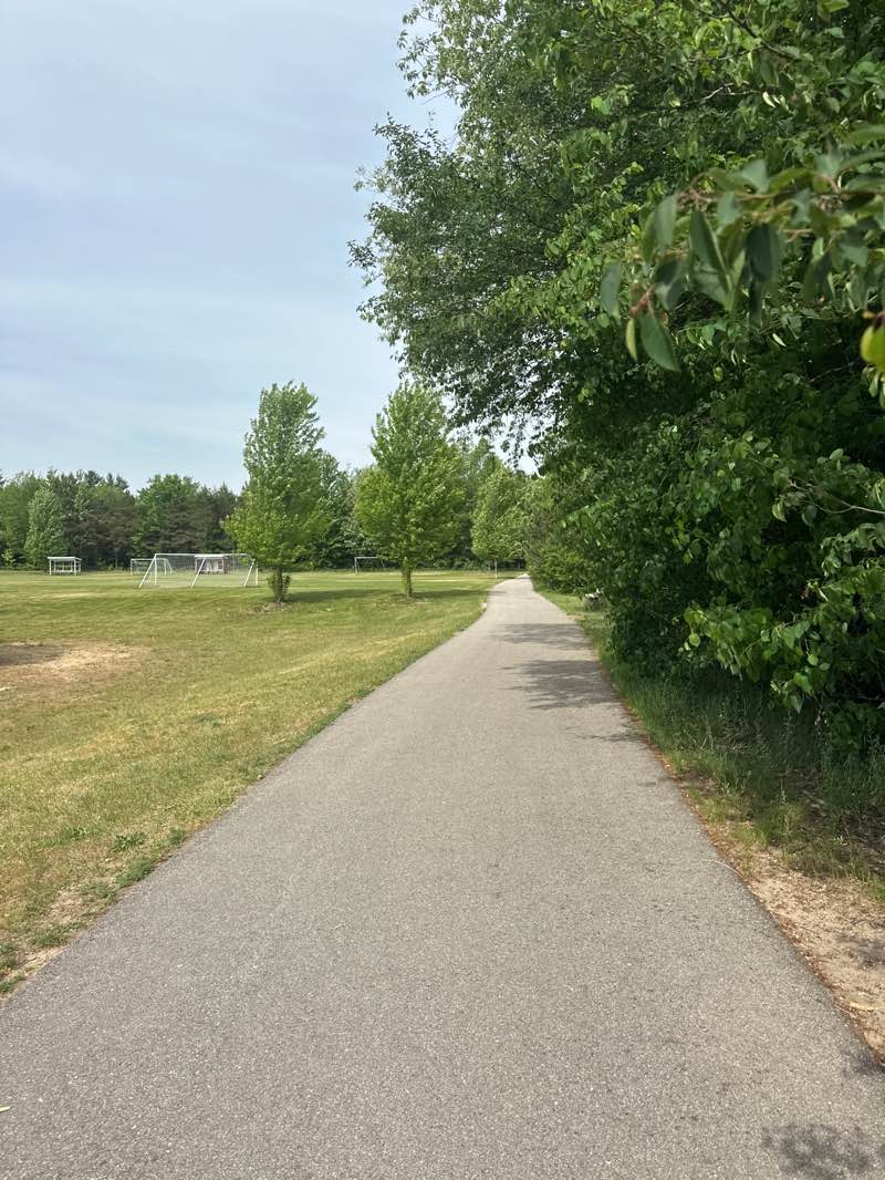 walking near me in Civic Center South Park in summer