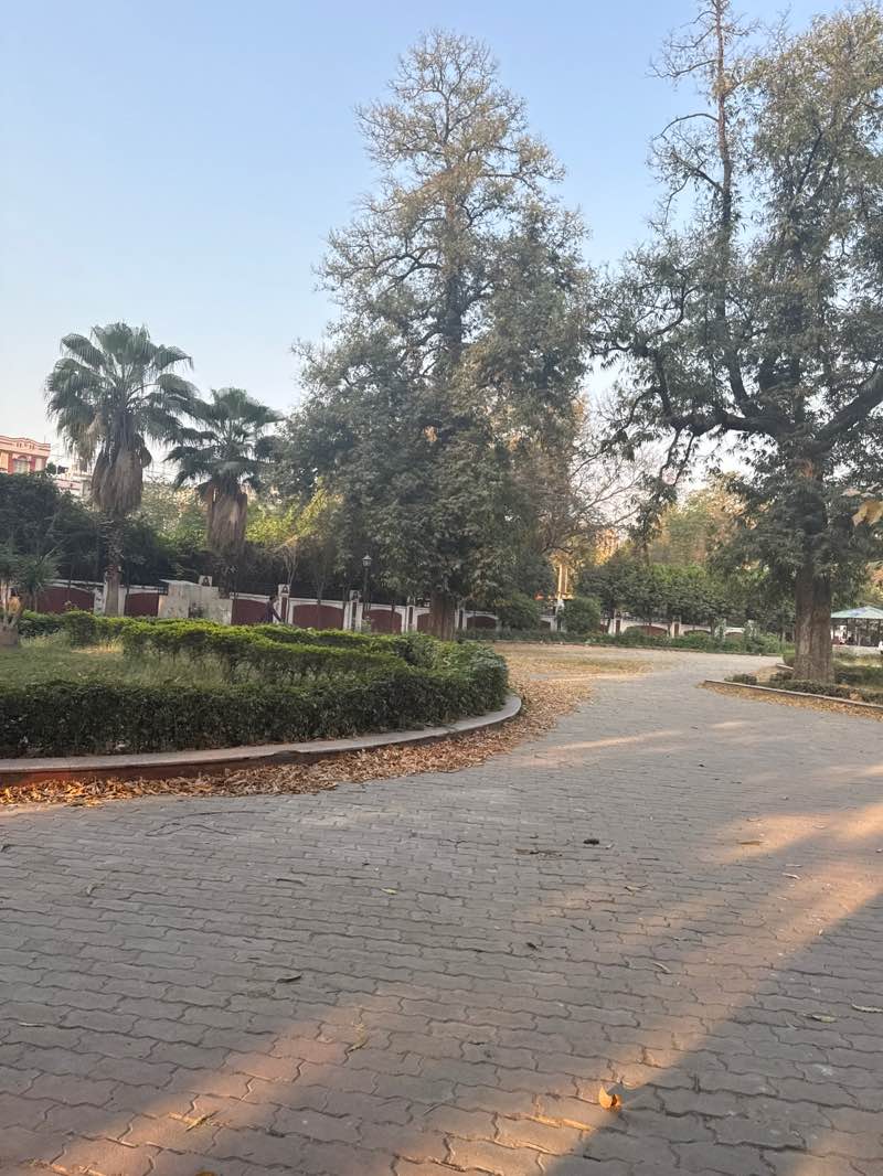 walking near me in Golghar Park in spring