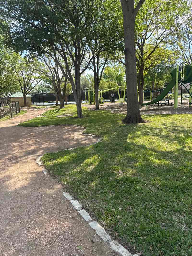 walking near me in Fern Bluff Park in spring