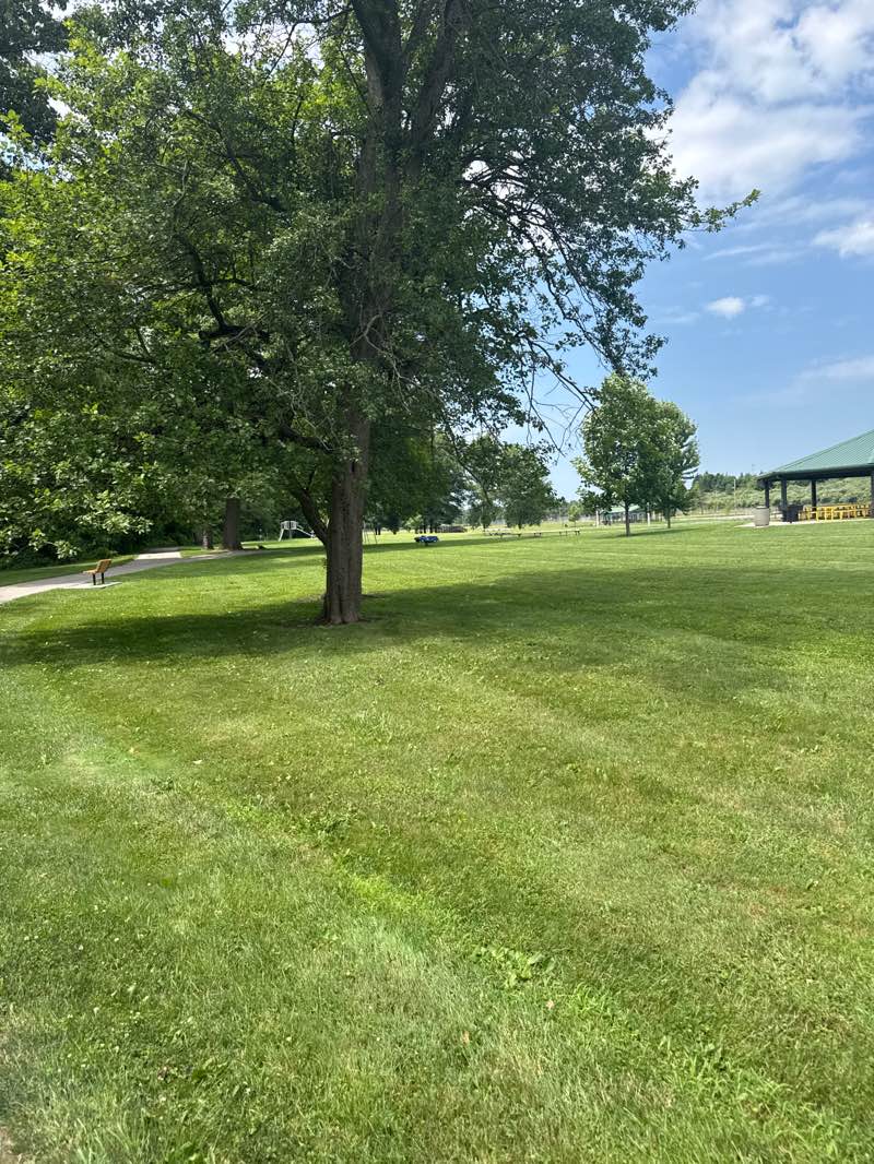 walking near me in East China Township Park in summer