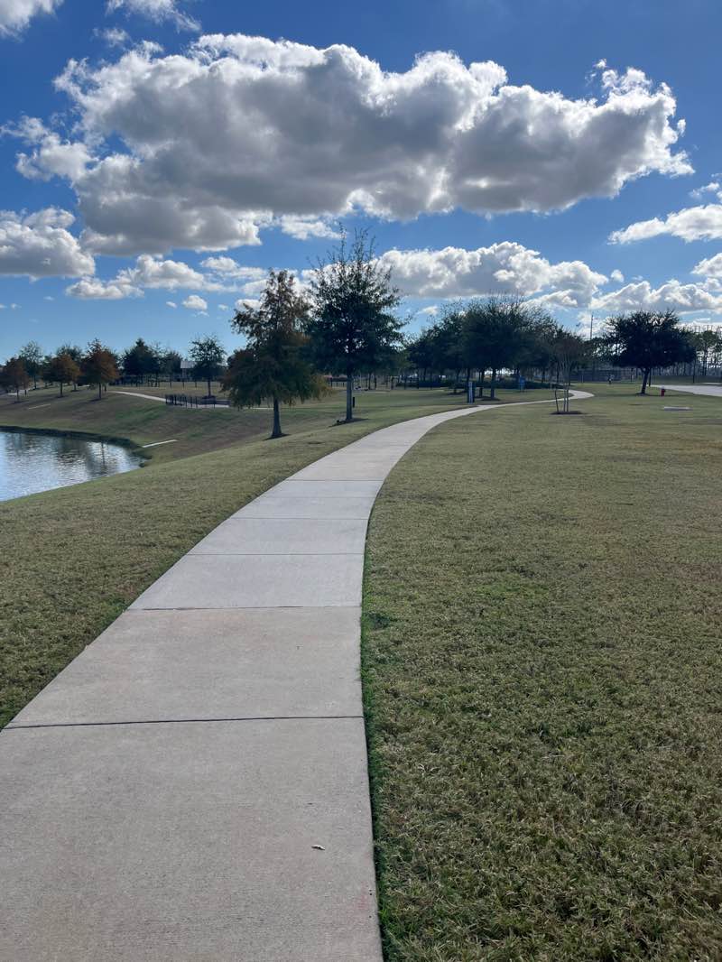 walking near me in Edgewater Park in autumn