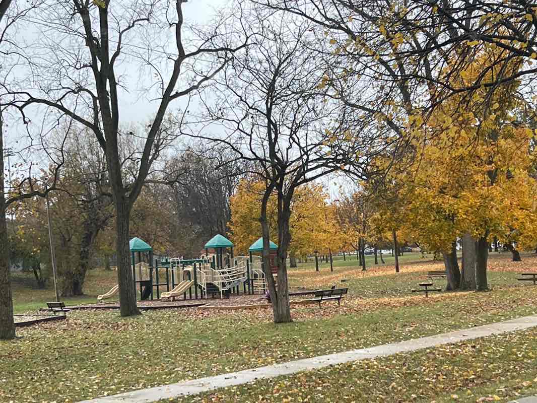 walking near me in Memorial Park in autumn