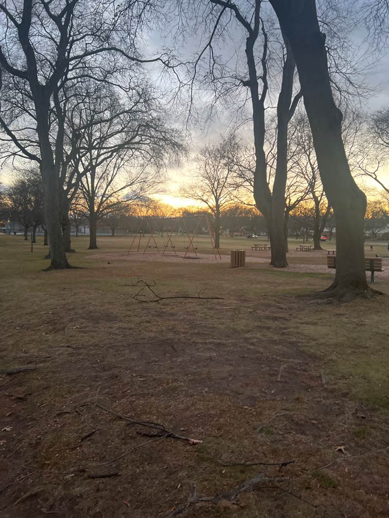 walking near me in Crestview Park in autumn