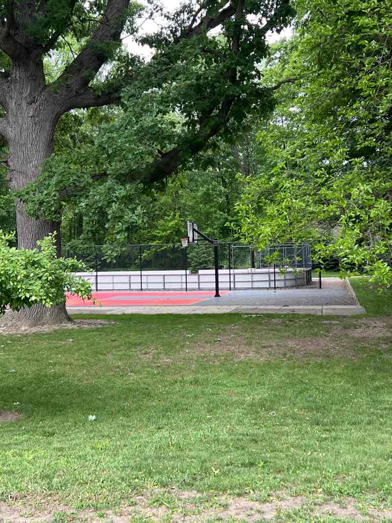 walking near me in Imus Park in spring