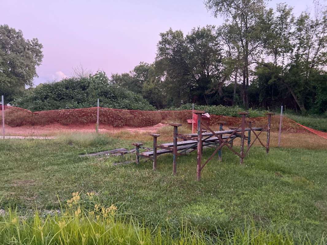 walking near me in Clawson Park in autumn