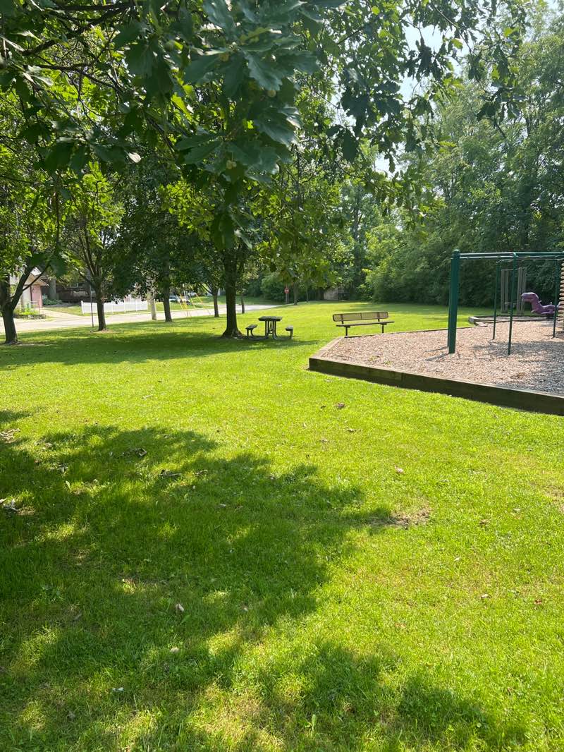 walking near me in Lions Club Park in autumn