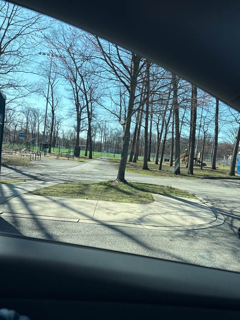 walking near me in Myrtle-Charles Park in spring