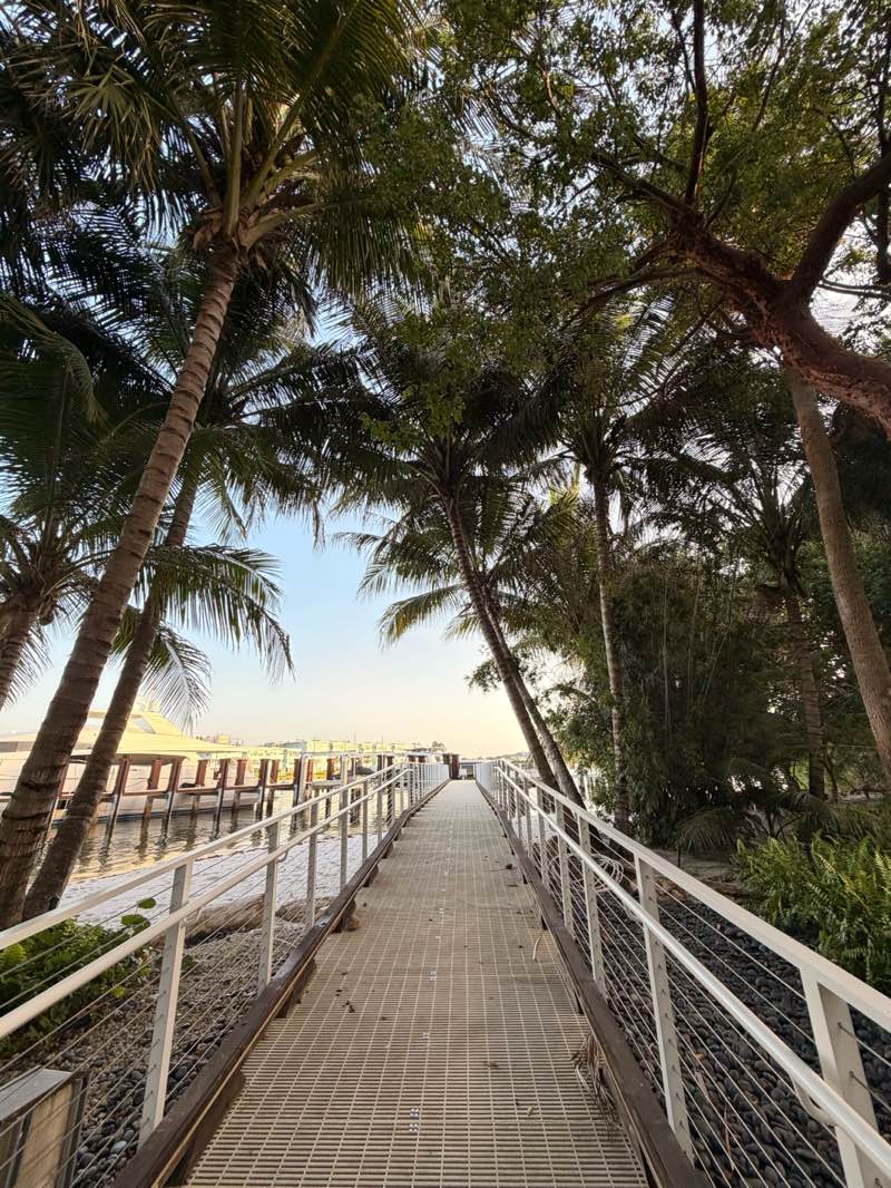 walking near me in Hillsboro Inlet Park in summer