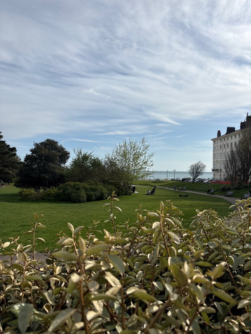 walking near me in Adelaide Crescent in spring