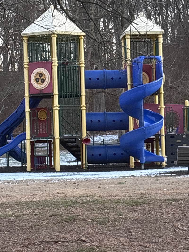 walking near me in Love Park in winter