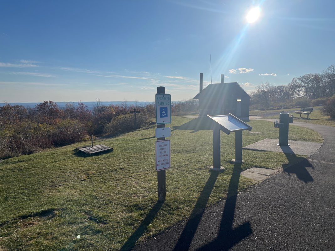 walking near me in Big Pocono State Park in autumn