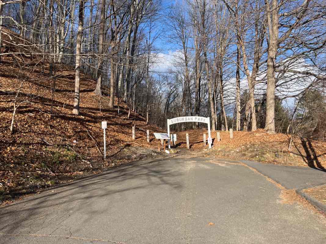 walking near me in Suburban Park in autumn