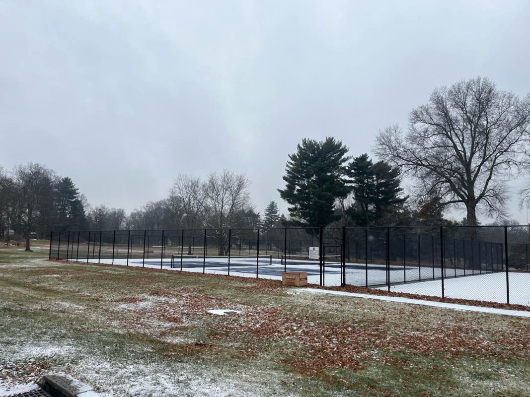 walking near me in Fernridge Park in winter