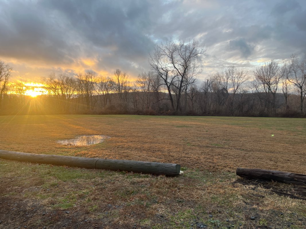 walking near me in Tynan Memorial Park in winter
