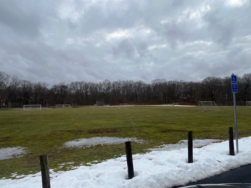 walking near me in Rotary Field in winter