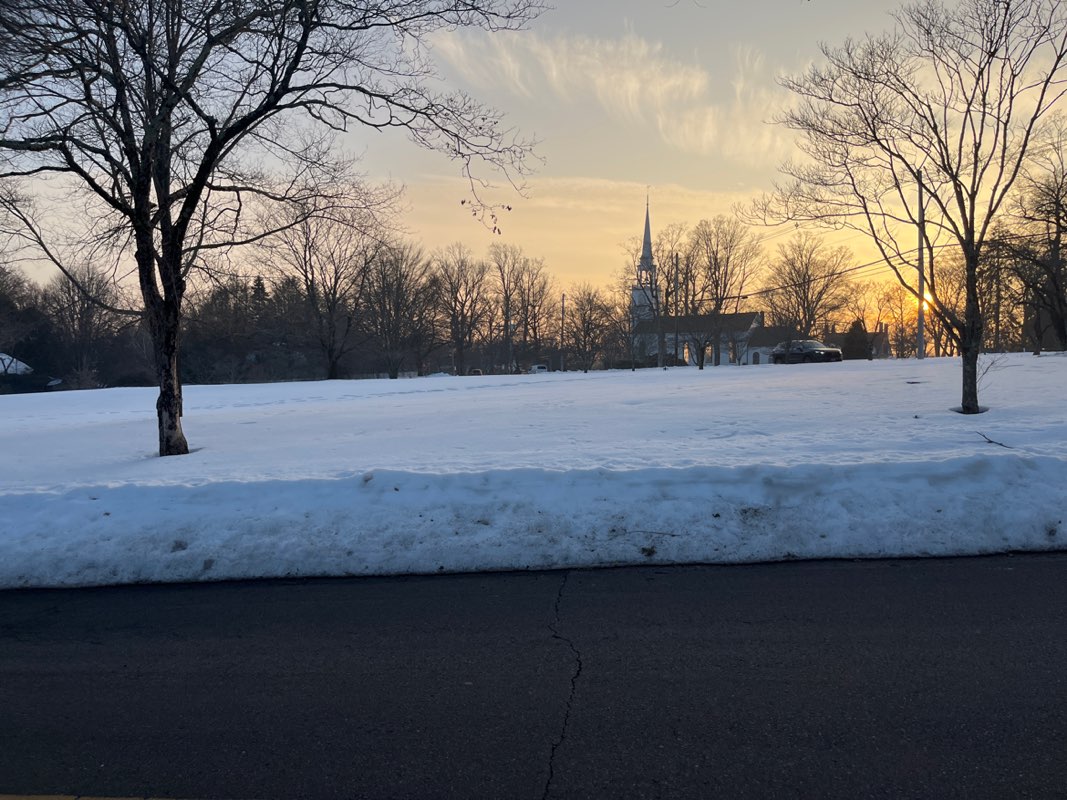 walking near me in Timothy Dwight Park in winter
