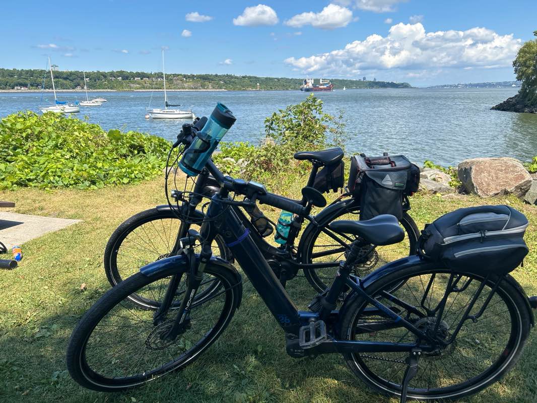 walking near me in Quai Paquet in autumn