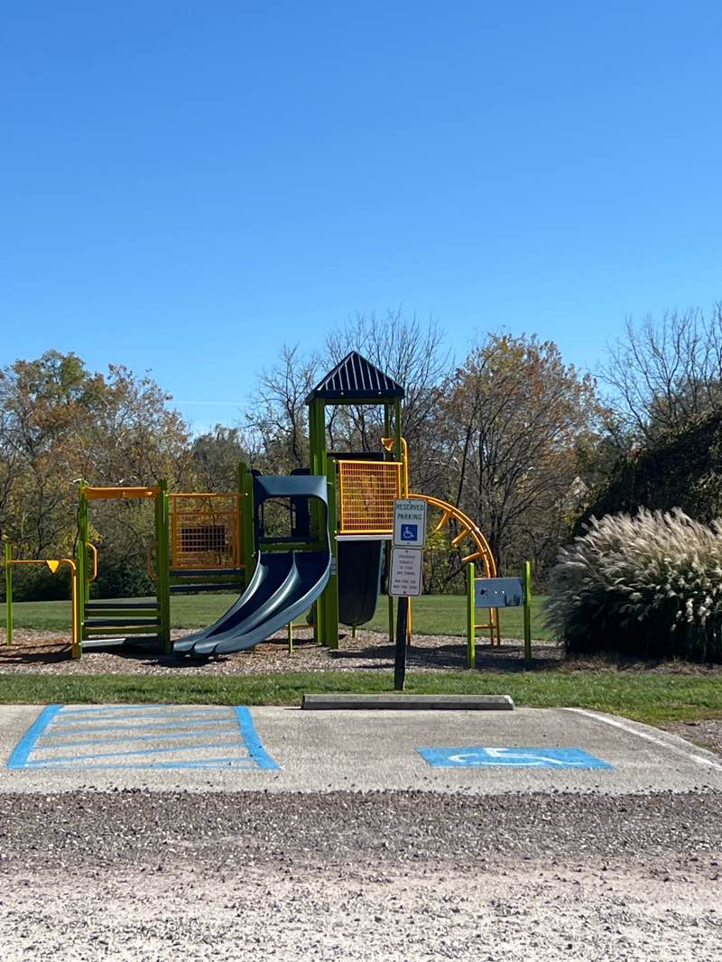 walking near me in Battle of the Clouds Park in autumn