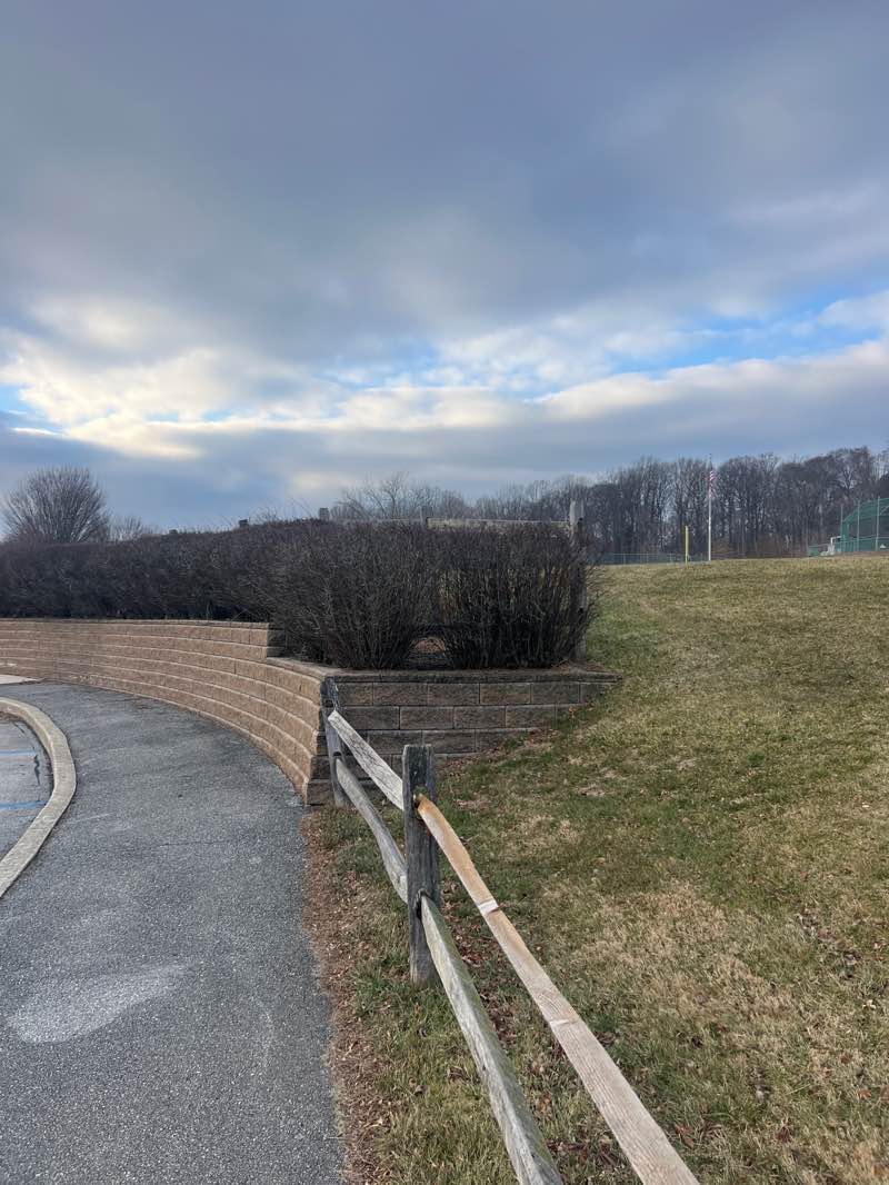 walking near me in East Bradford Park in winter