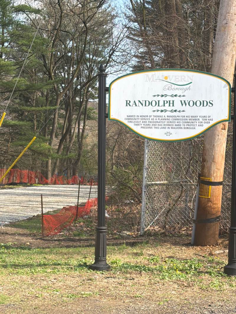 walking near me in Randolph Woods in spring