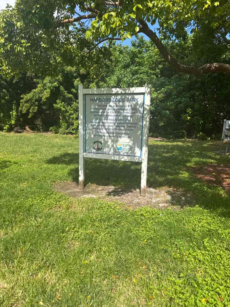 walking near me in Harbor's Edge Park in autumn