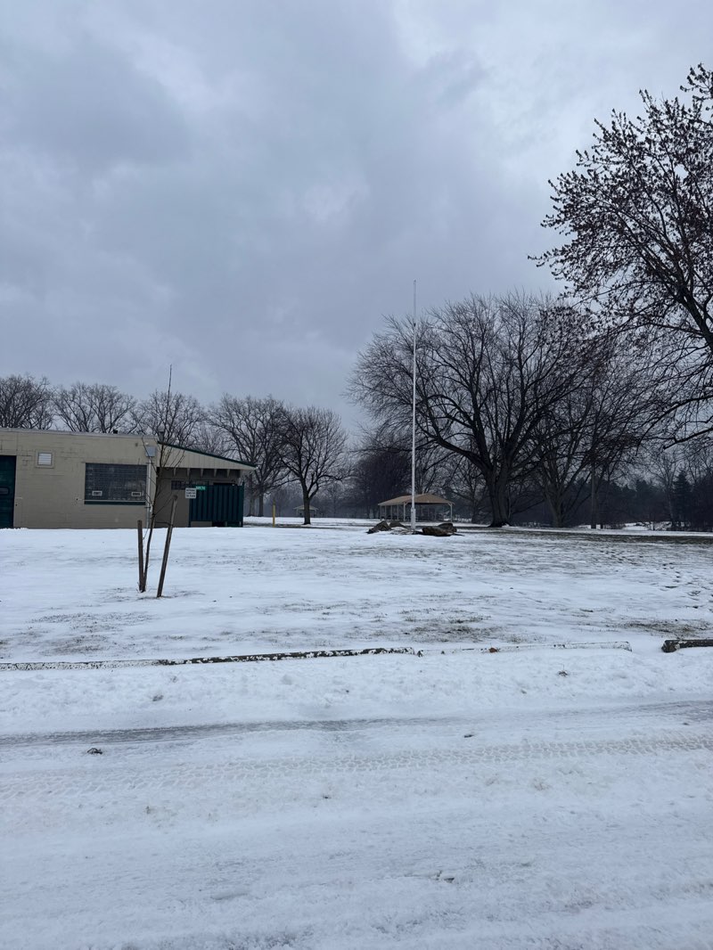 walking near me in West Canal Park in winter