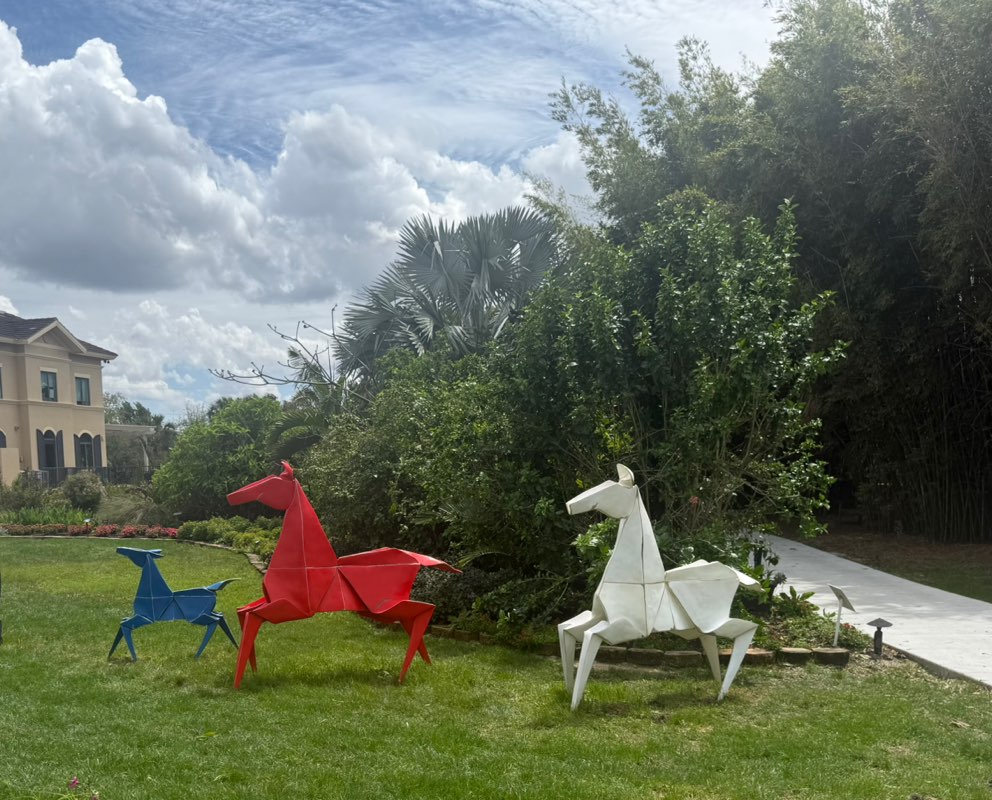 walking near me in Peace River Botanical & Sculpture Gardens in spring