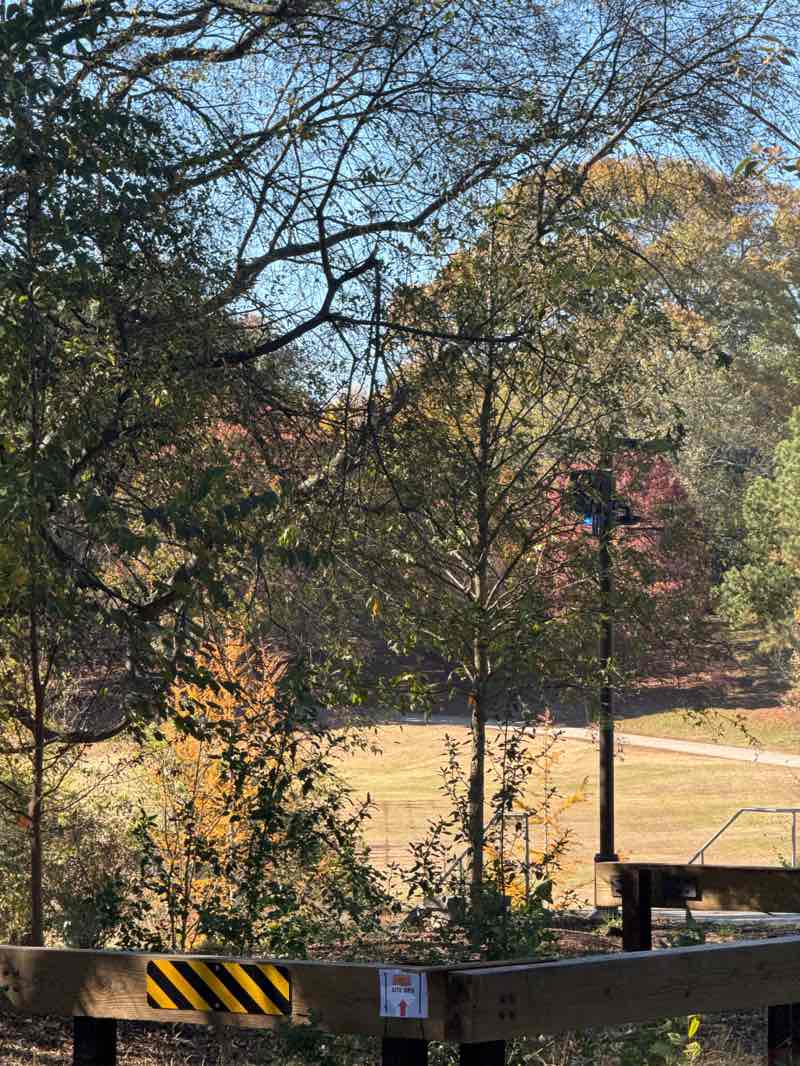 walking near me in Piedmont Park in autumn