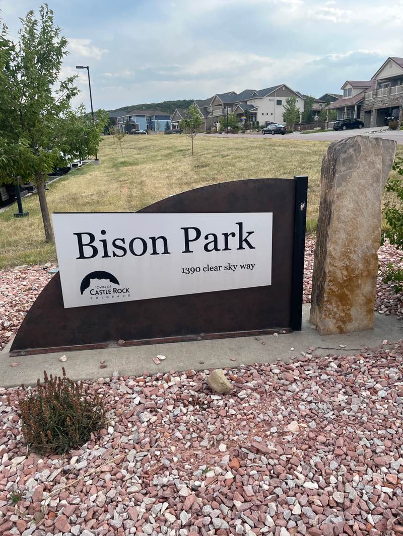 walking near me in Bison Park in autumn