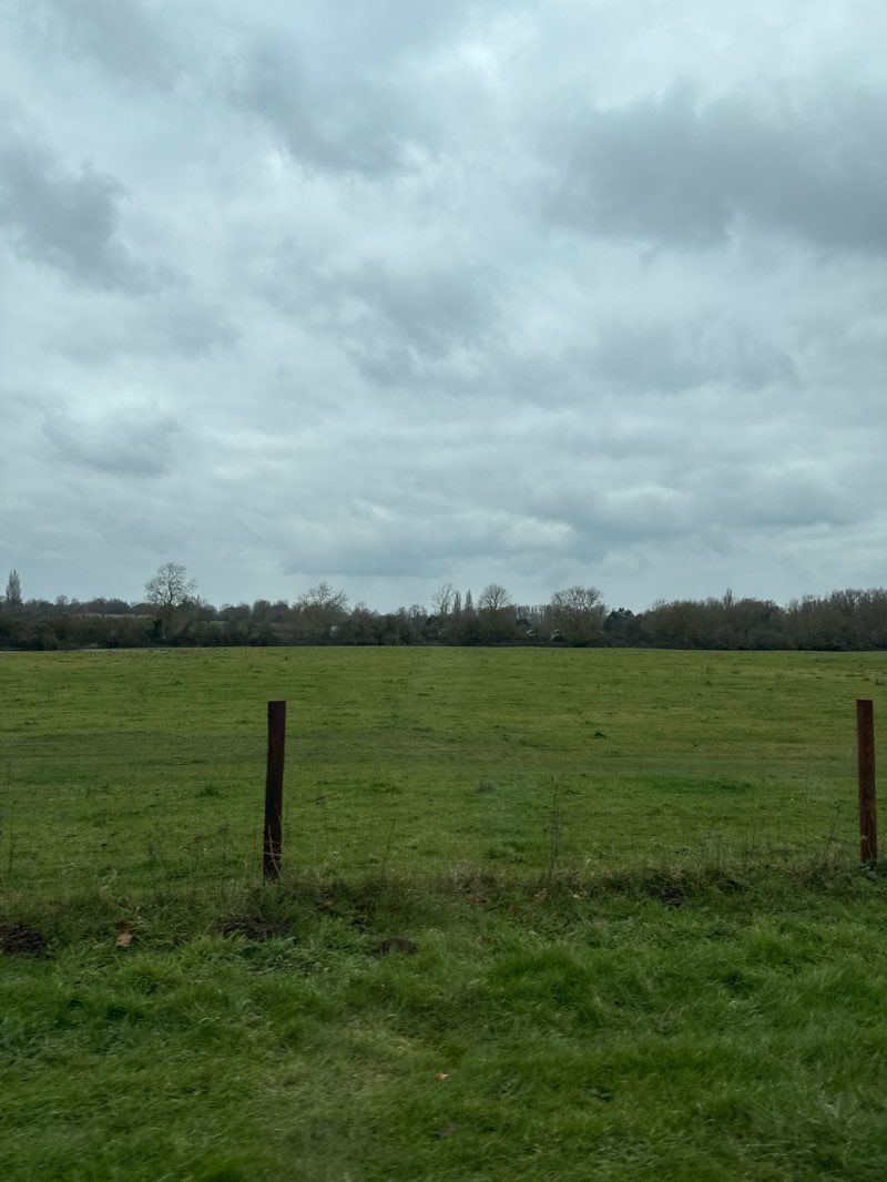 walking near me in Lammas Meadow in winter