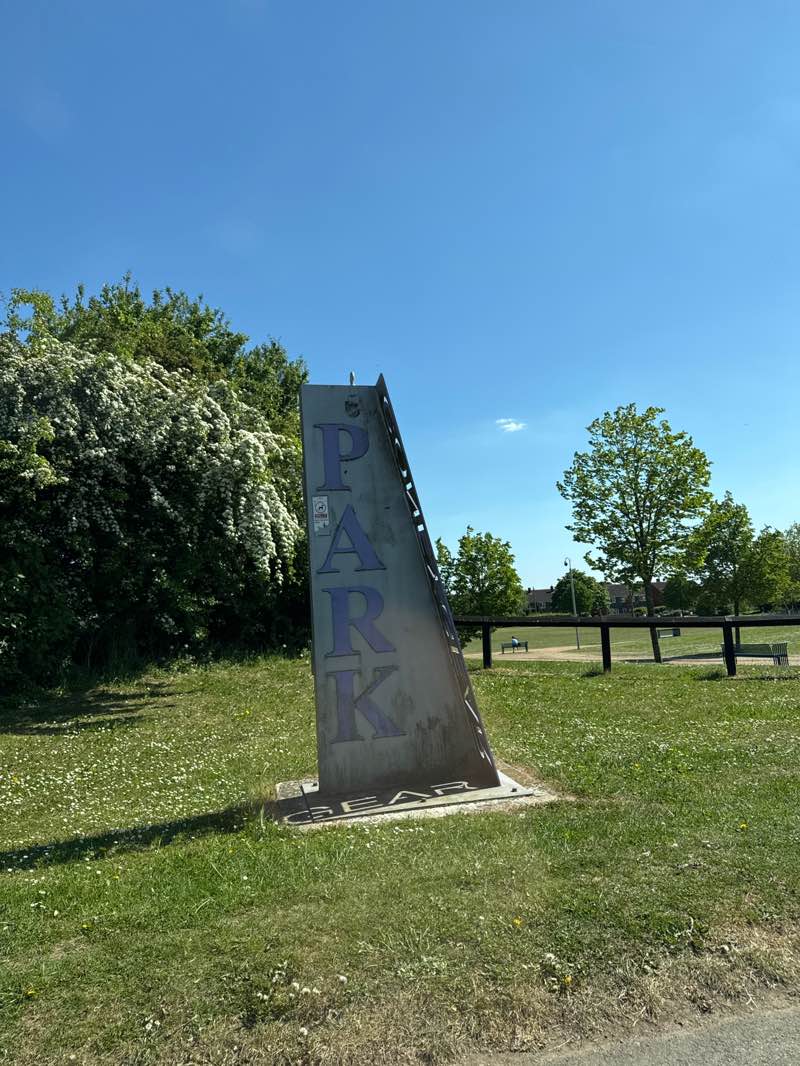 walking near me in Coneygear Park in spring