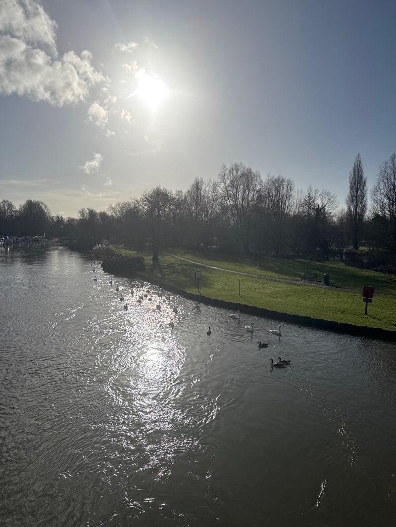 walking near me in Riverside Park in winter