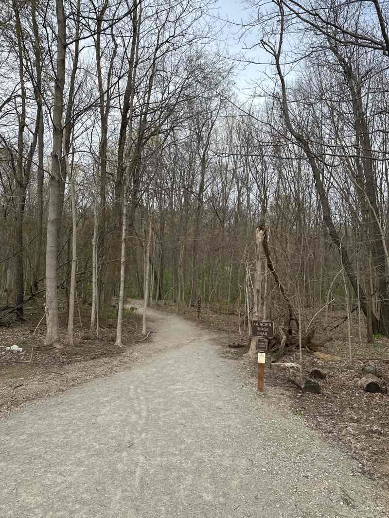 walking near me in Char Mar Ridge Preserve in spring