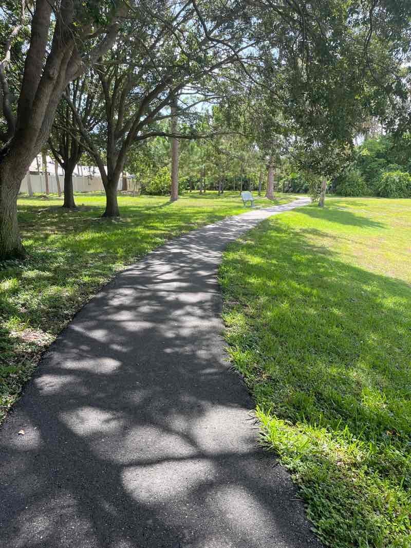 walking near me in Barwick Park in summer