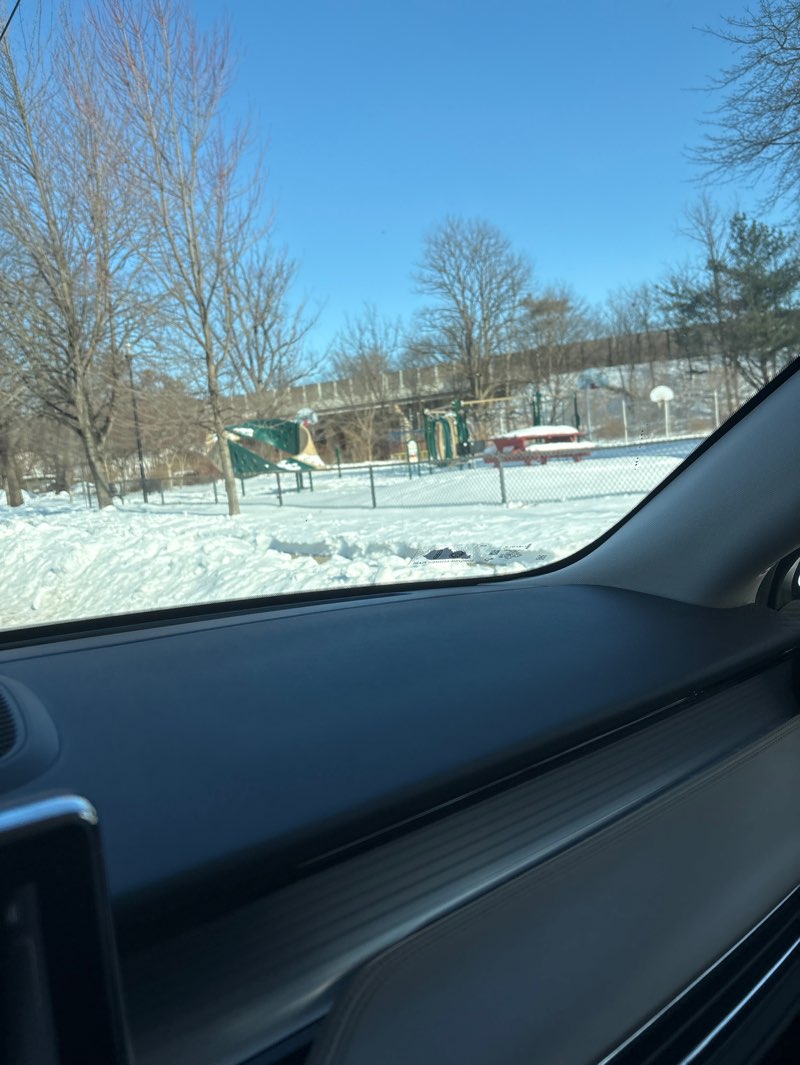 walking near me in Vaughn Street Park in winter