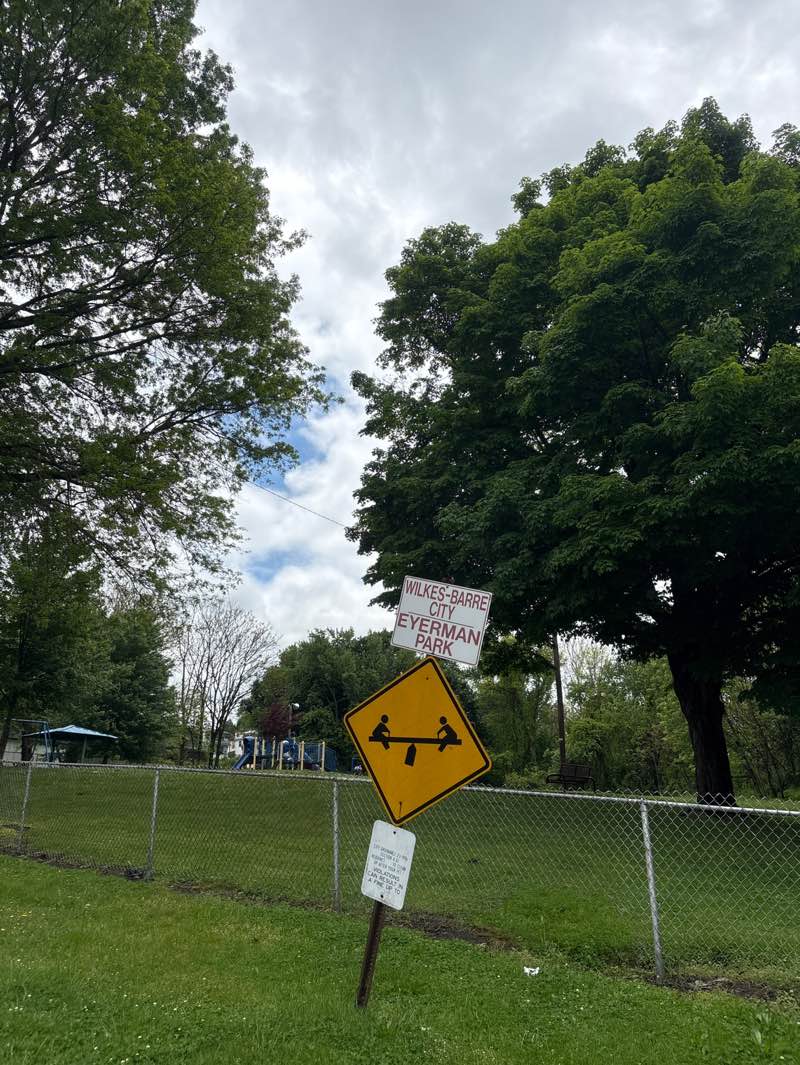 walking near me in Eyerman Park in summer