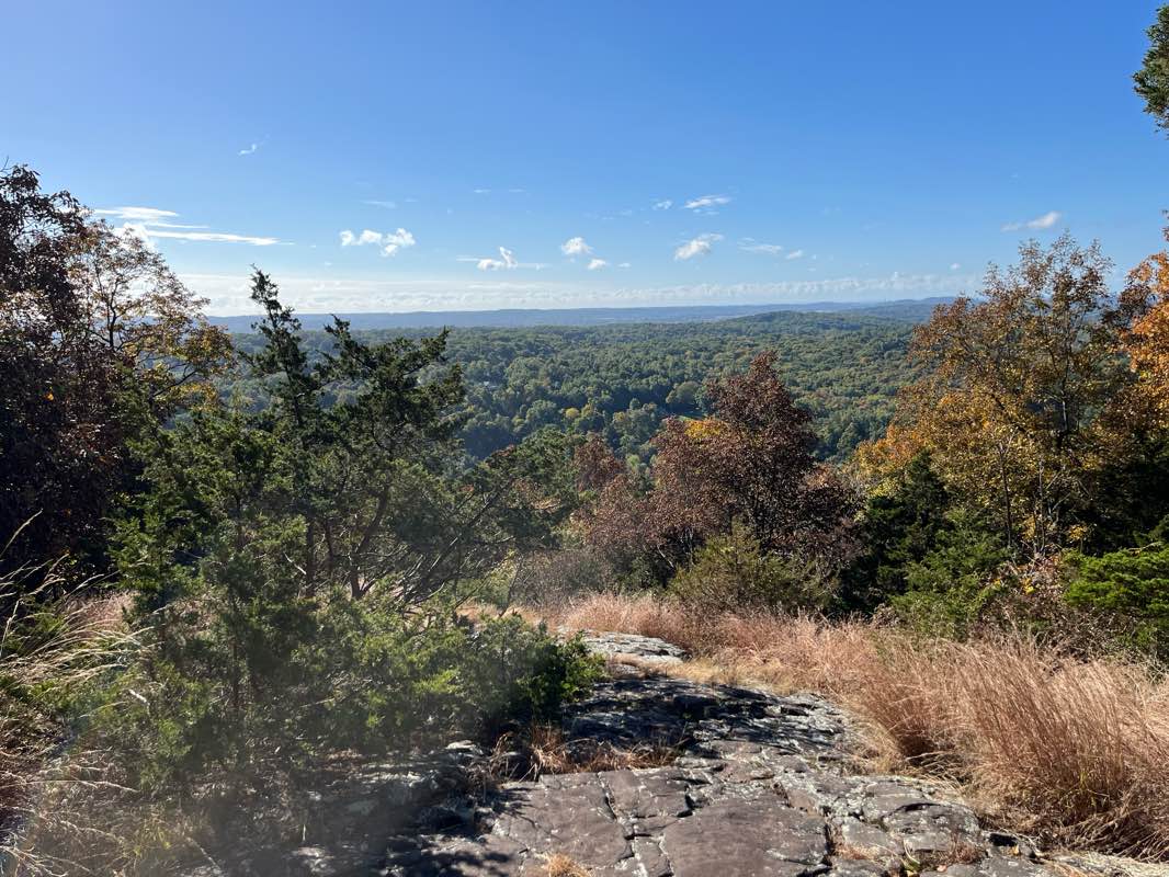 walking near me in Sleeping Giant State Park in winter