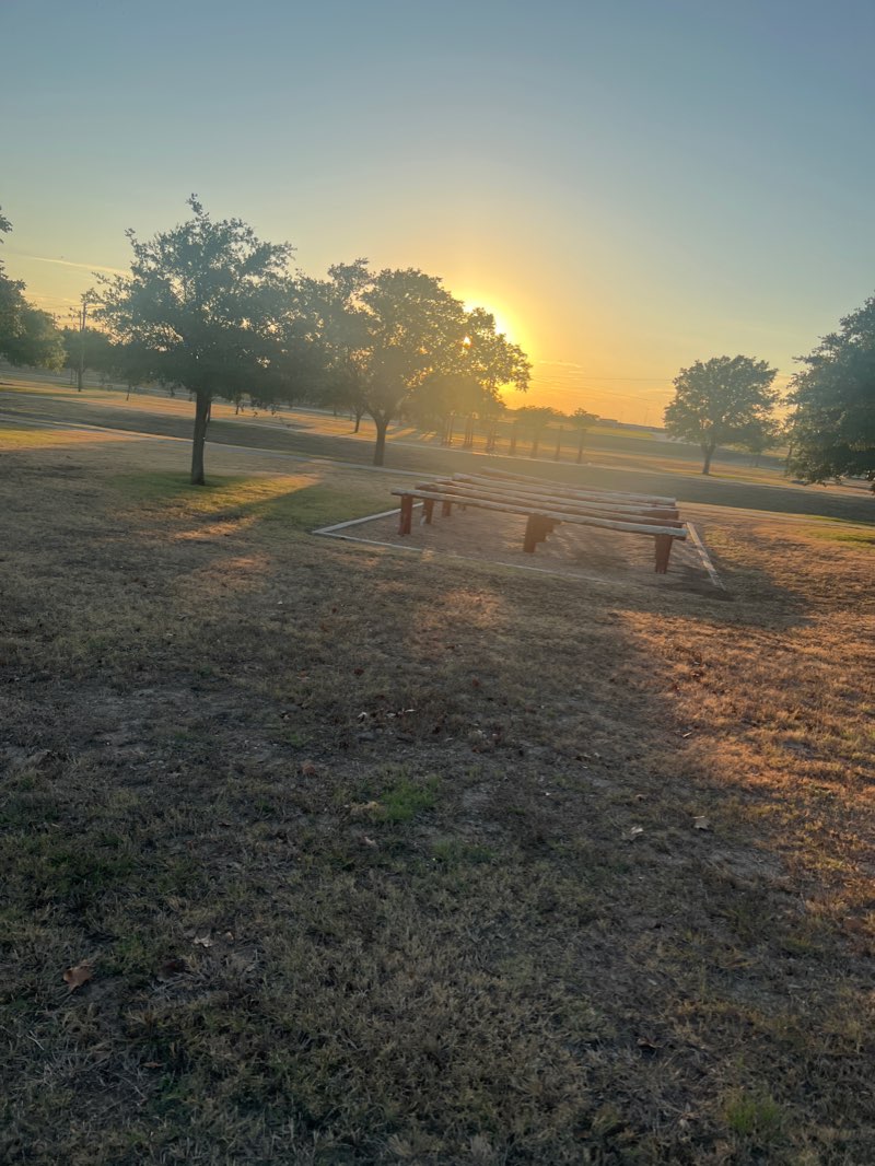 walking near me in Sadowski Field in winter