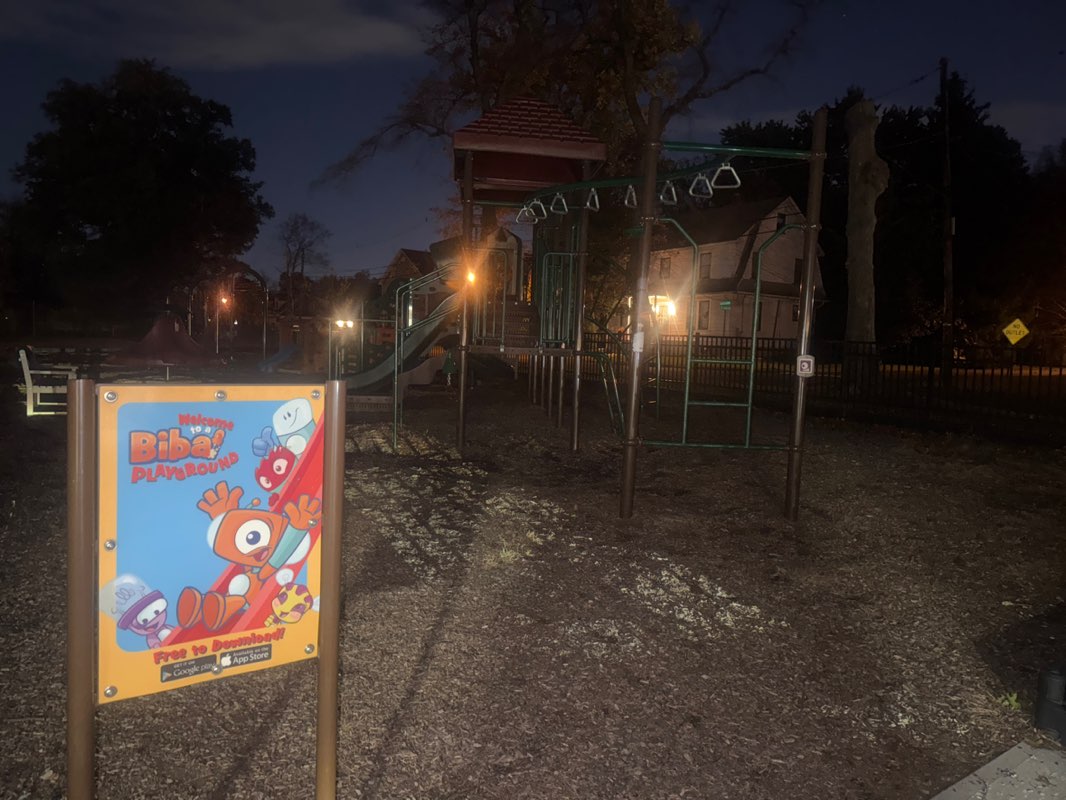 walking near me in Peppertown Park in autumn