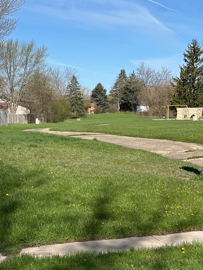 walking near me in Timothy Park in spring