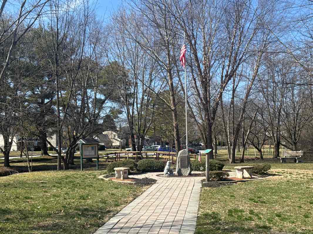 walking near me in Marinelli Park in spring