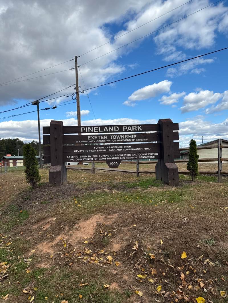 walking near me in Pineland Park in autumn