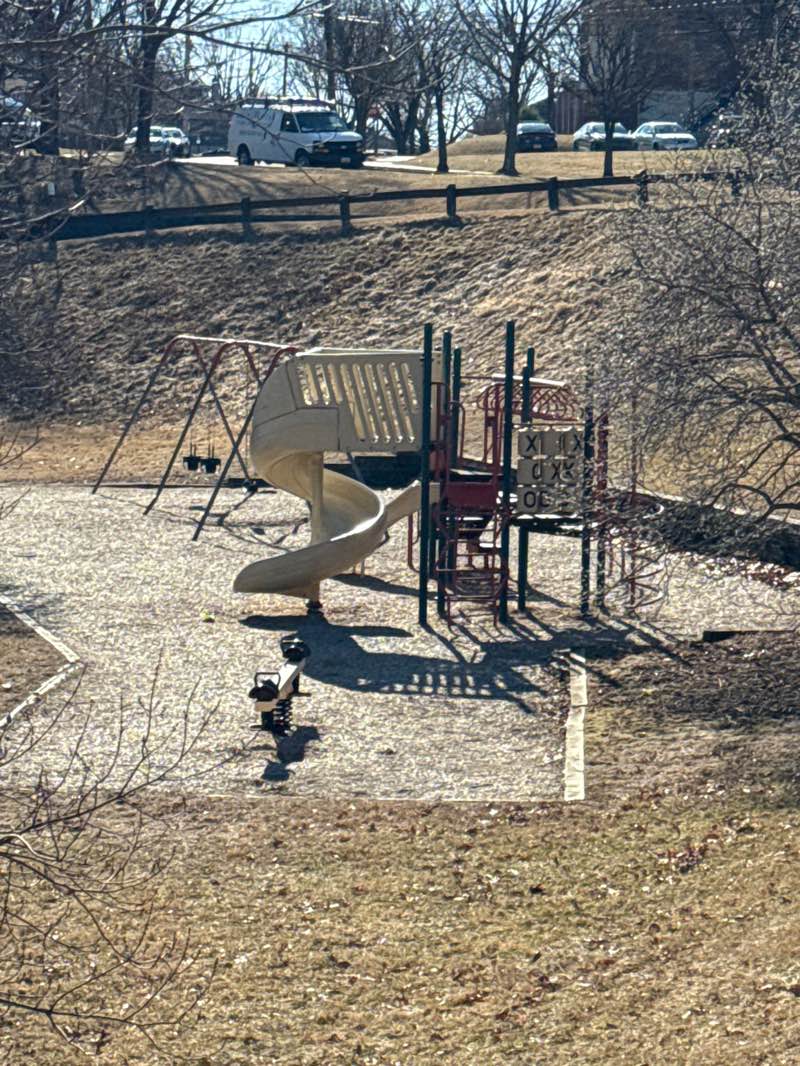 walking near me in Berkshire Heights Playground in spring