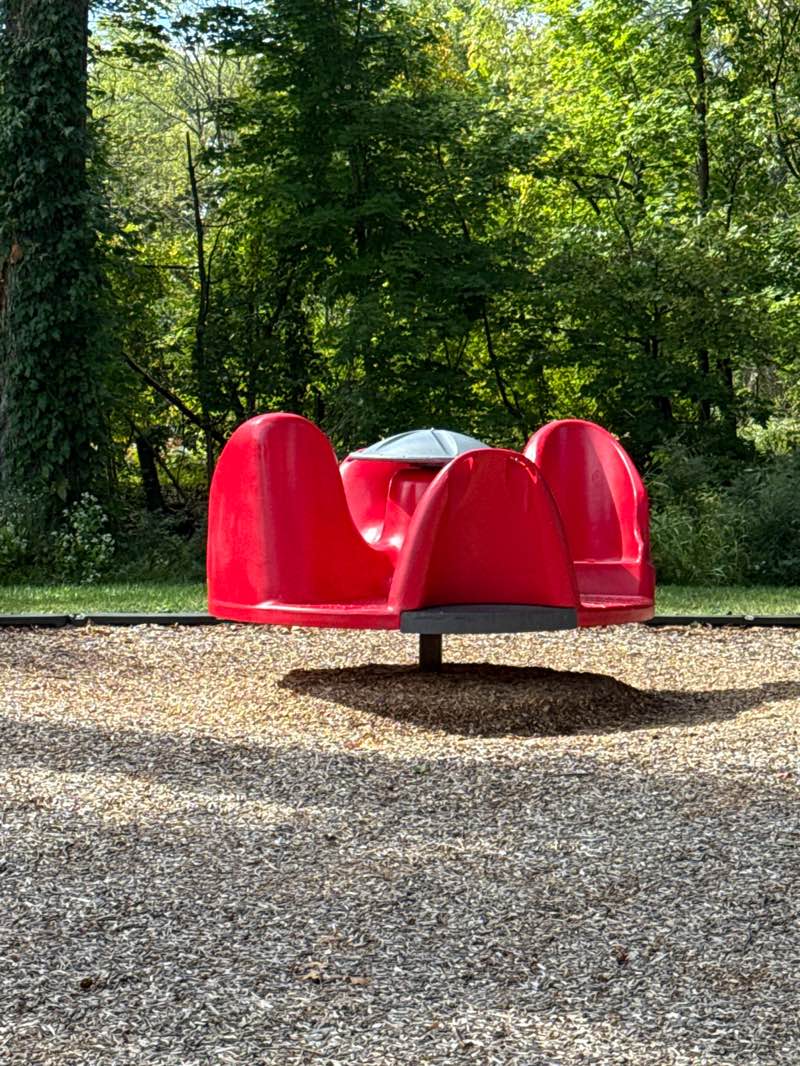 walking near me in Blandon Fire Company Park in autumn