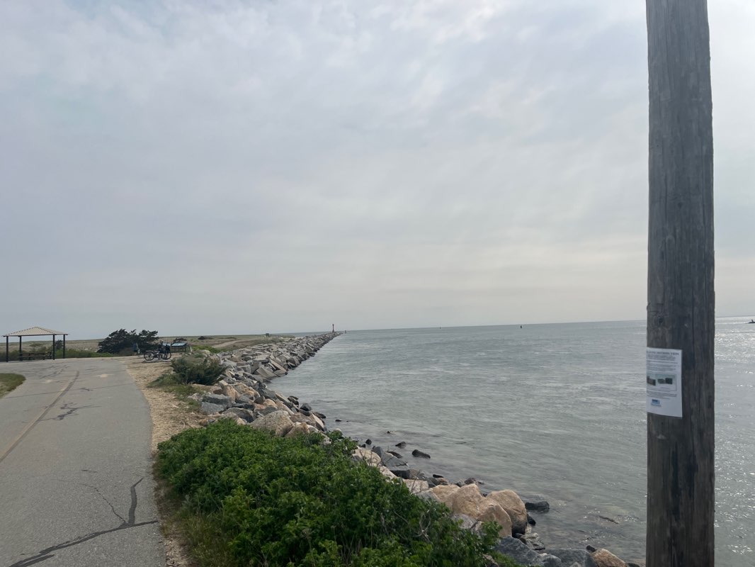 walking near me in Buzzards Bay Park in winter