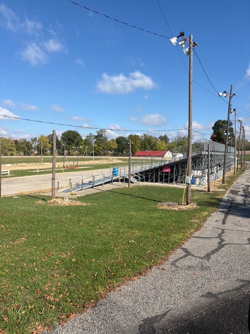 walking near me in Logan County Fairgrounds in autumn