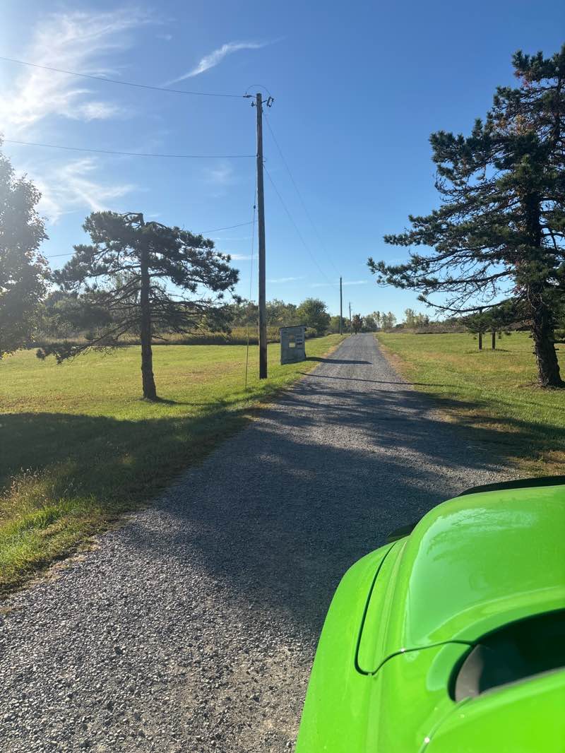 walking near me in Zane Caverns Park in autumn