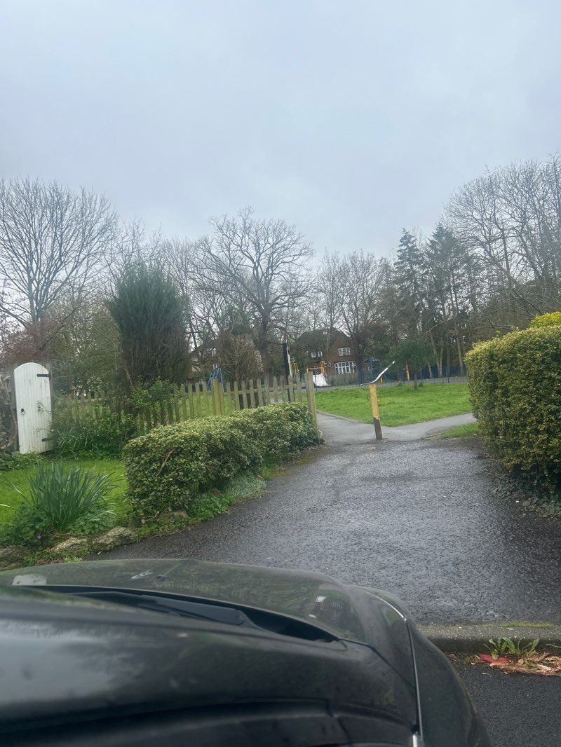 walking near me in Frithwood Park in spring