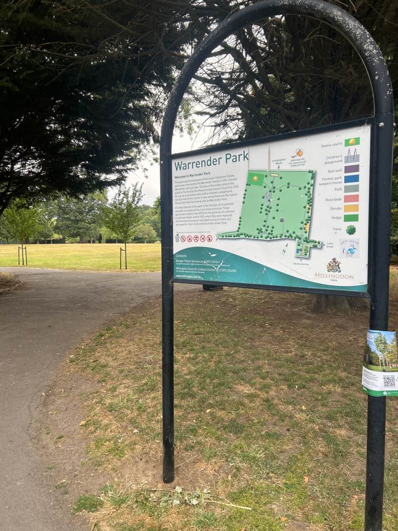 walking near me in Warrender Park in summer